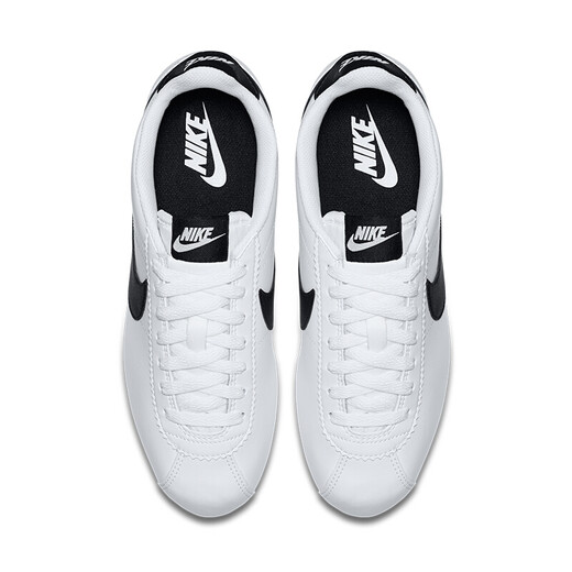 耐克（NIKE）NIKE CLASSIC CORTEZ LEATHER 女子运动休闲小白鞋 复刻鞋复古款 807471-101白/黑 42