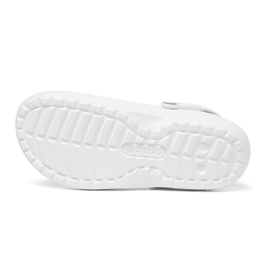 CROCS Children's Cotton Slippers Boys and Girls Winter Warm Furry Crocs 207010_10M White 33-34 Inner Length Approximately 208mm