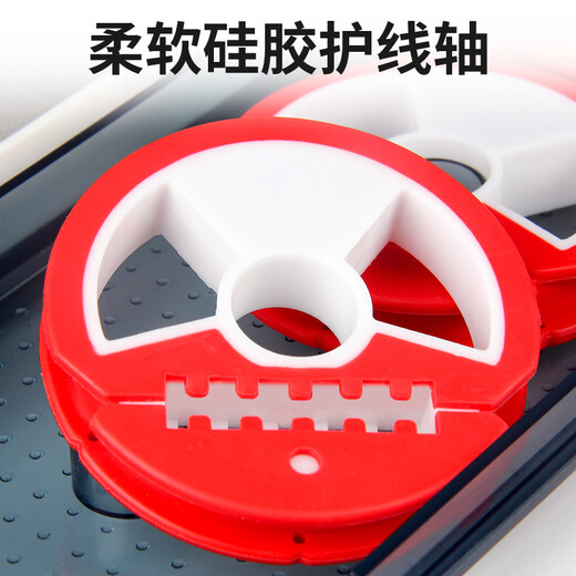 The source of fishing three-layer multi-functional float box line box main line box accessories box fishing float box 55cm fishing gear supplies 55cm floating point three-layer (silica gel 16 axis)