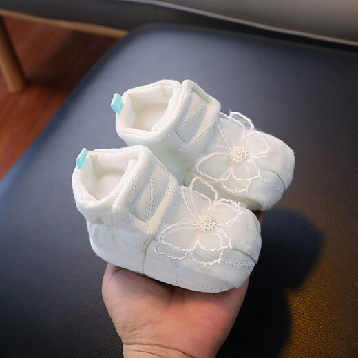
Green bean Mengdou Spring and Autumn Baby Girl Thin Cotton Toddler Shoes Anti-slip Soft Sole Toddler Shoes Cartoon Baby Learning to Walk Outside and Not Lost Shoes Fresh Green Bubble Butterfly Velcro Spring and Autumn Cotton HN 11 Inner Length 11cm Recommended 0-4 months