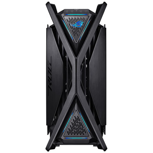 华硕（ASUS）ROG HYPERION 创世神机箱 铝合金X骨架/全塔机箱/支持EATX主板/双420水冷/GR701 GR701 创世神机箱 双C口 黑色