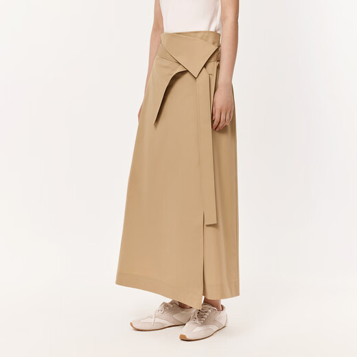 
LESS spring wrap irregular design A-shaped adjustable commuter high-end skirt 2O2D12170 250/Khaki S