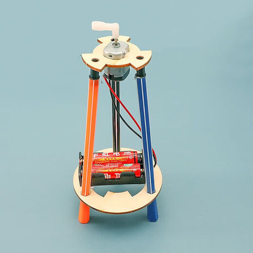 通用技术手工作品科技小制作小发明科学小实验套装马达玩具diy儿 七彩光纤灯【高配】