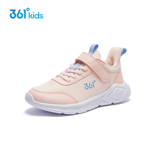 361 Children's Shoes Children's Sports Shoes 25 Winter Leather Campus Running Shoes for Boys and Girls 3-14 Years Old Pink 33