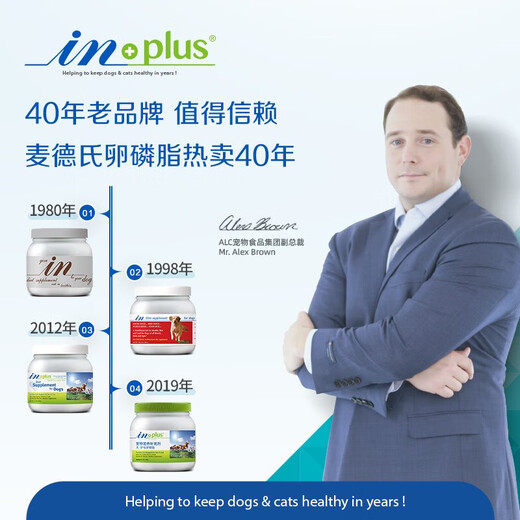 IN-PLUS Lecithin Dog in-plus Series Pet Dog Fish Oil Soft Phospholipid Granules Matex Nutritional Supplement for Dogs丨Super Concentrated Lecithin 65g Try Fresh Pack