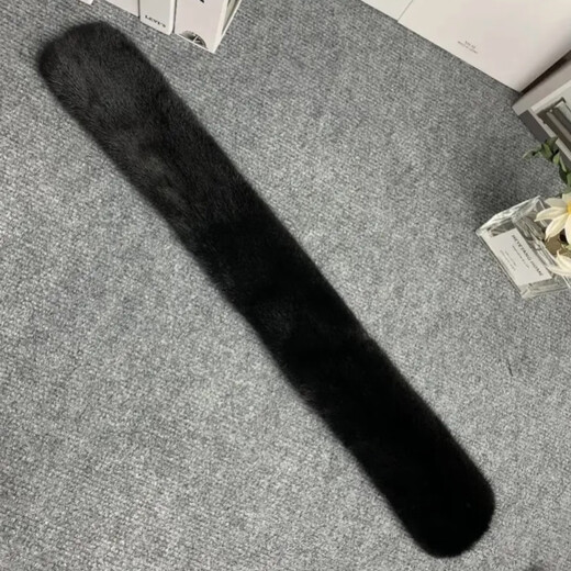 Molena Mink Fur Scarf Men's Winter Whole Skin Mink Fur Scarf Warm Business Casual Fur Neck Cover