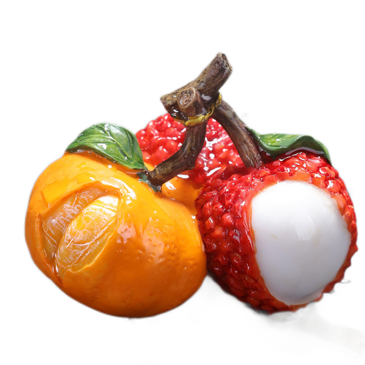 Fun Oxen Color Changing Tea Pet Lychee Orange Tea Pet Ornaments Douyin Same Style Creative Tea Set Accessories Temperature Sensing Water Change Color Tea Play Can Raise Tea Table Tea Tray Kung Fu Tea Set Decoration Big Orange Dali Color Changing Tea Pet