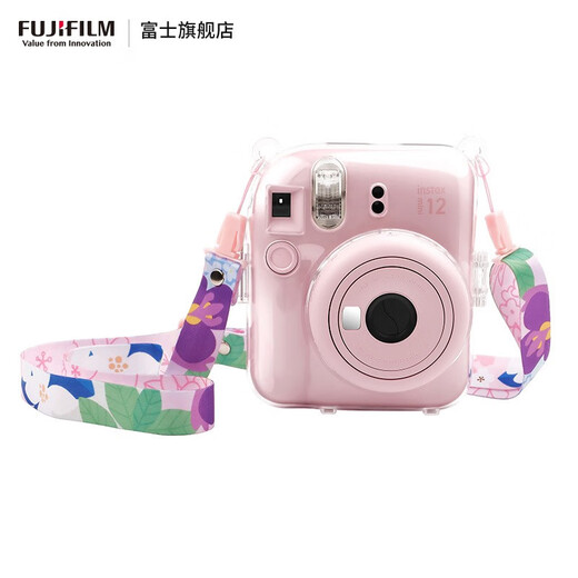 Fuji Fuji FUJIFILM instax mini7+ 11 12 Polaroid crystal case protective case mini12 crystal case protective case official standard