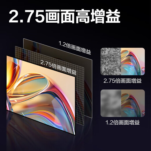 Deli 100-Zoll 16: 9 Projektionsbildschirm Bofresnel Anti-Light-Vorhang Bilderrahmen Vorhang HD Home Wall-montiertes Wohnzimmer Projektor Bildschirm Medium Tele-Light-Hartbildschirm MS702