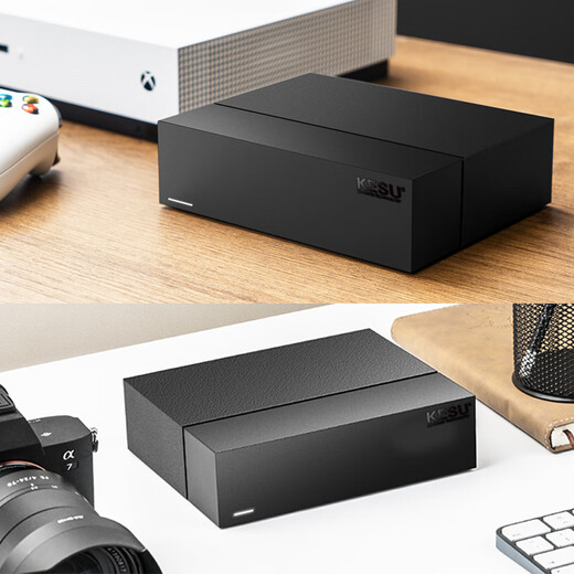Мобильный жесткий диск KESU для настольных компьютеров, 3,5-дюймовый, большой емкости, Type-C 3,2, высокоскоростное зашифрованное хранилище, 14 ТБ, черный