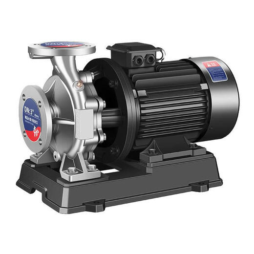 
Lishi 304 stainless steel vertical pipe centrifugal pump 380v horizontal acid and alkali corrosion resistance high temperature 316L cycle boosting light gray vertical 80-200A-11304 stainless