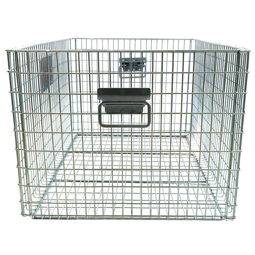 Bingyu Almacenamiento Cage de malla de metal Iron Marco de hierro Marco de limpieza de marco Voluntamiento Cesta de almacenamiento 690*470*370 con mango BYS-315