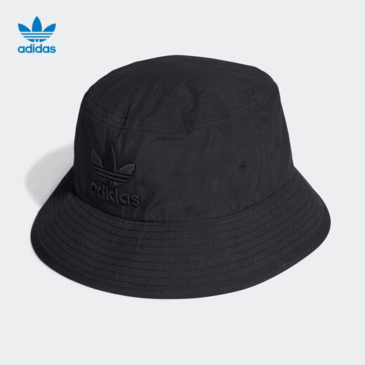 阿迪达斯 （adidas） 三叶草帽子男帽女帽渔夫帽运动帽时尚穿搭休闲帽遮阳帽 HD9719黑色 OSFW-女款