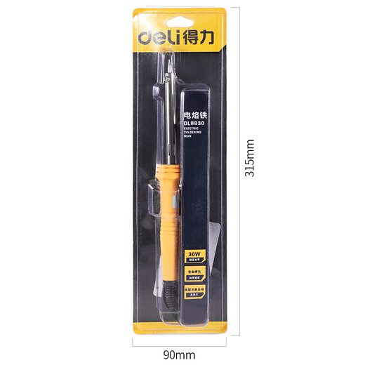Deli soldering iron household soldering iron set industrial grade welding soldering iron electronic repair soldering pen DL8830 external thermal soldering iron 30W