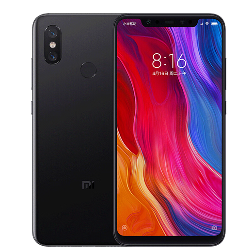 Xiaomi (MI) Xiaomi 8 Android China Teléfono móvil de segunda mano Negro 6G+64G