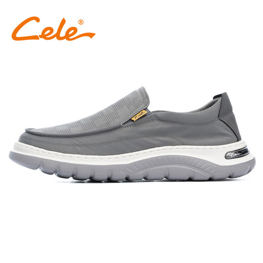 CEME SHOUS MEN MEN 2025 SOMMER SOMMER NEUER STYLE PRITEIL FOODSHOUM Herren Schuhe atmungsabstößige Freizeitschuhe Herren vielseitige Stoffschuhe grau 41