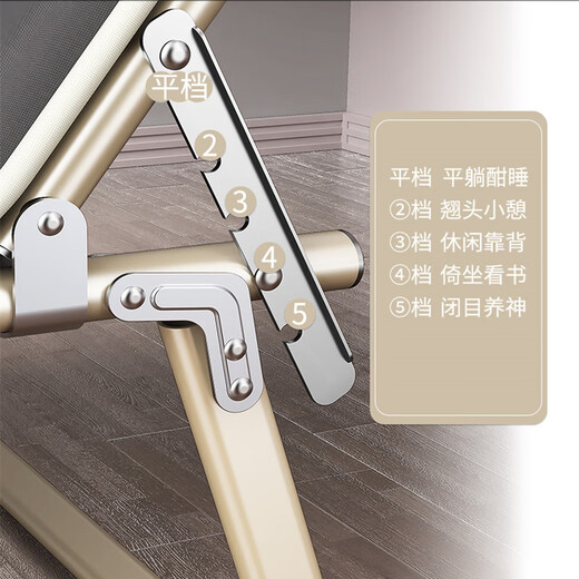 折叠床单人午睡床折叠躺椅家用办公室午休床简易行军床陪护床 【舒适款】56*175cm+头枕
