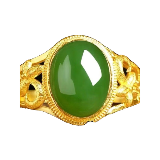 Thousands of people are grabbing the new pure 6-color opening port adjustable cat eye emerald green ring as a gift, 3.8g sapphire ring