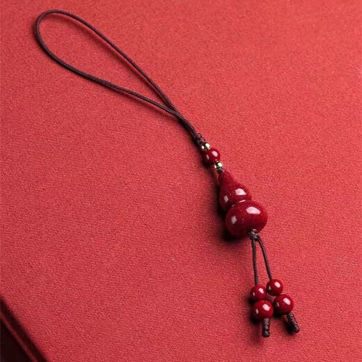 Lubo cinnabar gourd mobile phone pendant mobile phone lanyard key chain pendant personalized creative pendant for men and women birthday holiday gift cinnabar gourd mobile phone lanyard
