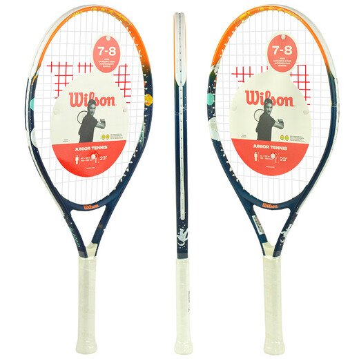 RACKETS DE TENNIS WILSON ENFANTS ENFORMES 1921 23 Étudiants et adolescents garçons et filles de 25 pouces 5-10 ans Univers de tournage en ligne Orange 23 pouces 205G 1416