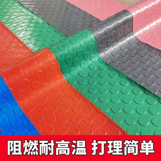 Junliu thickened and wear-resistant private garage floor mat PVC non-slip mat plastic entrance waterproof rubber door mat corridor stairs cooked rubber gray man 1.2 meters width 15 meters length