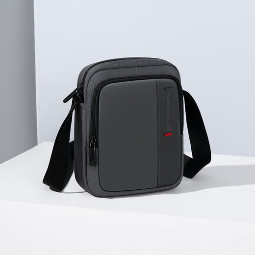 Golf GOLF shoulder bag men's casual crossbody bag men's large-capacity lightweight mobile phone bag versatile small backpack men and women water-repellent trendy hanging bag sports bag 5I796334J elegant gray