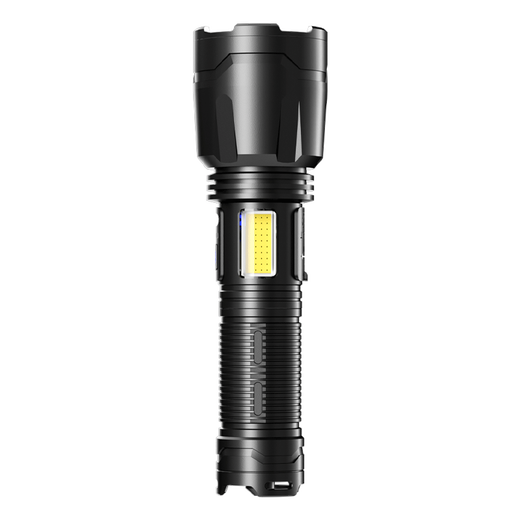 Lani High Light Taschenlampe Zoom Langstreicher Ultra-Bright Type-C-Lade-Multifunktions-Home Portable Outdoor Riding Lighting 50000W [9215H] Sechsgang/High-End-Modell Kilometer Langstrecken-Langstrecken [Telefonzoom/Langstrecken und in der Nähe]