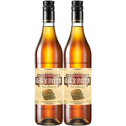 Changyu (Changyu) Gold Award Brandy Brandy 38 degré 700 ml / 500 ml de produits de produits du Nouvel An 700 ml 4 bouteilles