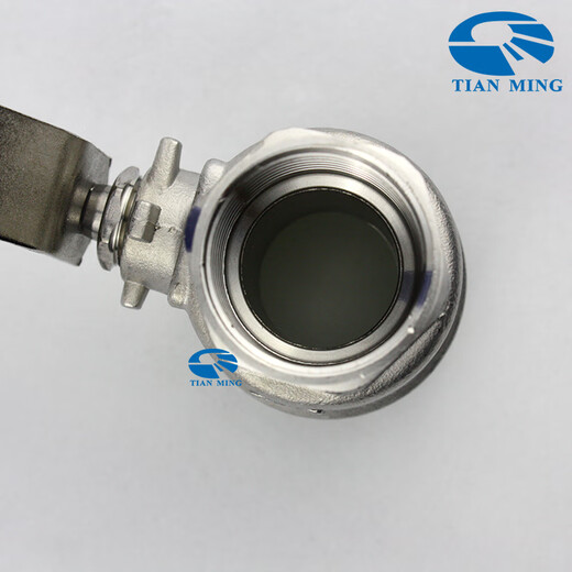 3042PC two-piece ball valve NPT thread internal thread straight thread G stainless steel two-piece Q11F soft seal 304 NPT1/2 DN15 L=55mm 2