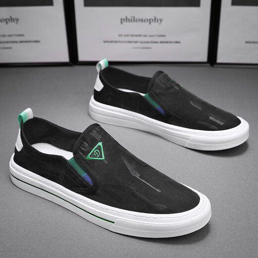 Dkcci Canvas Men's Shoes 2025 Новая летняя дышащая однофуточная педали