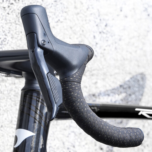 LeBycle road handlebar with anti-slip breathable bicycle handlebar strap anti-slip breathable and durable cycling equipment accessories breathable fish pattern - black