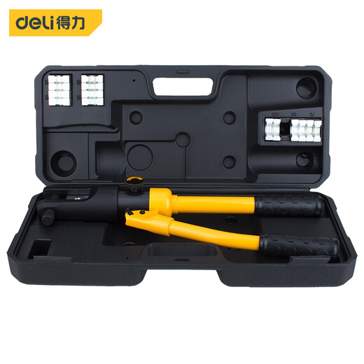Deli manual crimping pliers wiring pliers cable hydraulic pliers terminal pliers 10-120mm DL-YQ120