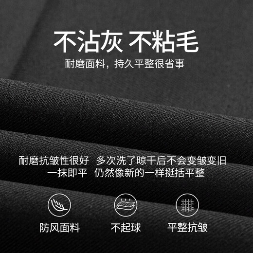 杉杉西服套装男四季款商务休闲西装外套修身新郎结婚礼服纯色正装套西 黑色(含马甲) L 175/92A(48)