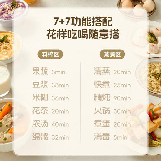 Westinghouse multi-functional wall breaking machine 12D scheduled heating fully automatic soymilk machine household two-in-one breakfast machine steaming cooking machine WSC12D01