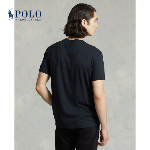 Polo Ralph Lauren 拉夫劳伦男装 经典款定制修身版型短袖T恤RL12050 001-黑色 XS