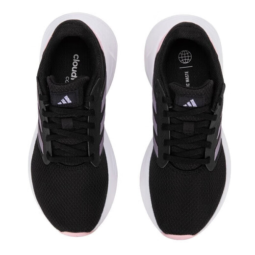 Adidas casual shoes women's shoes summer new sports shoes Galaxy 6 mesh breathable shock-absorbing running shoes ID7372 ID7372 black 38