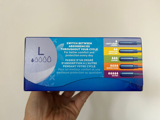 Danbisi American Tampax Danbisi Pearl Plastic Long Cateter Tampon Lite Small 50 Patches 50 Patches Small L