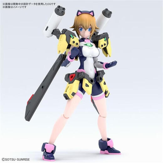 BANDAI万代 Figure-rise FRS 高达创战元宇宙虚拟化身文奈机娘 虚拟化身文奈