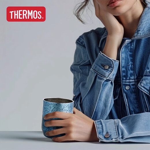 Thermos Thermos viendo la serie Elephant Series Titanium Cup Cup Copa de regalo de alta gama Titanium Titanium Office Water Cup Negocio de regalo personalizado [Titanio puro dentro y fuera] 280 ml