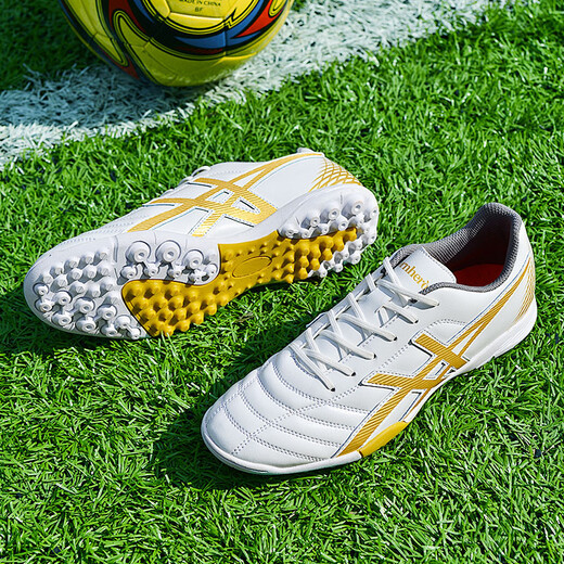 Chaussures de football à double étoile Batt Nails Broken Tf Spike Ag Étudiants adultes Anti-Slip Competition Training Chaussures