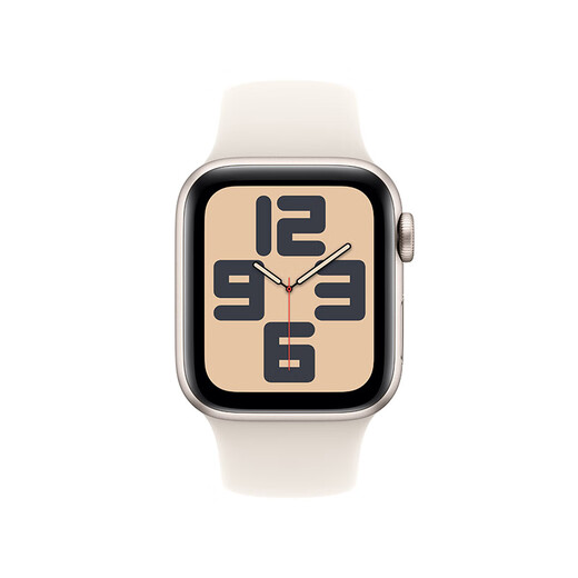 Apple Watch SE 2024款智能手表40毫米星光色铝金属表壳星光色运动型表带M/L【GPS款】联通补贴