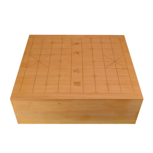 Carte d'échecs de Yusheng Xiang, tableau d'échecs en bois chinois Torreya, Board en bois unique, tableau d'échecs chinois Torreya importé du Japon Original 5006-5010 5 points chinois Torreya Wood Chess Board-5009 (panneau d'échecs unique)
