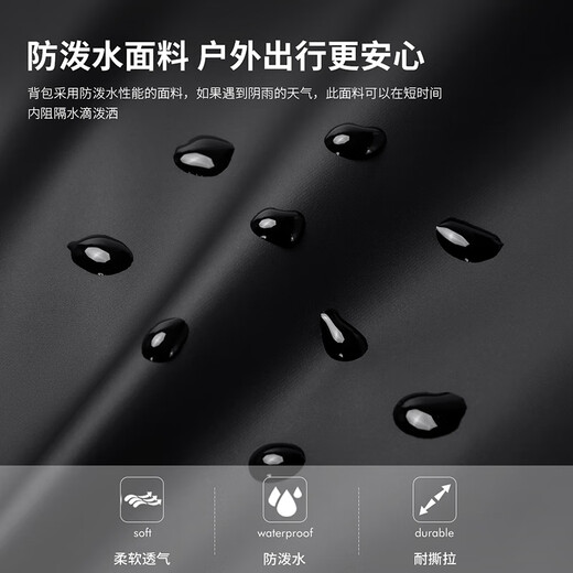 高尔夫（GOLF）背包男士旅行双肩包15.6/16英寸电脑书包防泼水商务出差通勤背包
