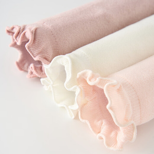 Tongtai Baby Socks Newborn Baby Thickened Stockings Male and Female Baby Antibacterial Versatile Terry Socks 3 Pairs Pink 3 Pairs 6-12 Months