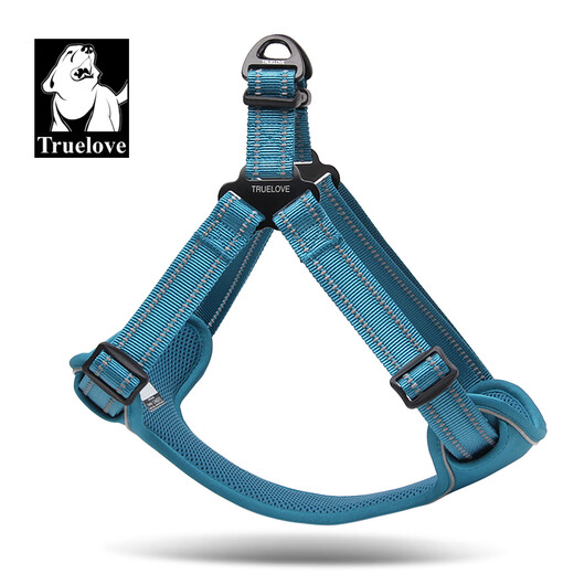 TRUELOVE Dog Chest Strap Vest-type Explosion-proof Small Medium-Large Dog Tedico Fund Hair I-shaped Vest, Earthy-Diver Material Soft Cloth Liter, L-Bust 52-92cm Recommended 30-70Jin [Jin equals 0.5 kg] Select