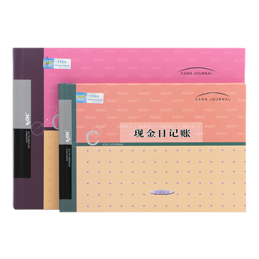 莱特 RIGHT现金日记账本账簿财务用品大本小本办公财务会计用品  现金日记账（小本-订本）6215