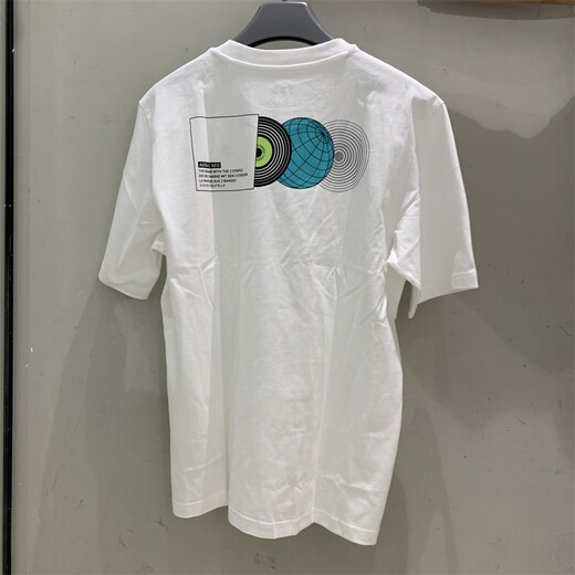 阿迪达斯（adidas）男装 夏季新款运动服NEO针织透气宽松圆领上衣短袖T恤 HC9717 白色 L