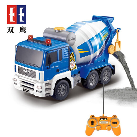 Double aigle ciment mélangeur camion jouet béton tank camionnette garçon adulte électrique télécommande de chargement de chargement camion de camion de camion de camion de camion de camion de camion de camion pour enfants