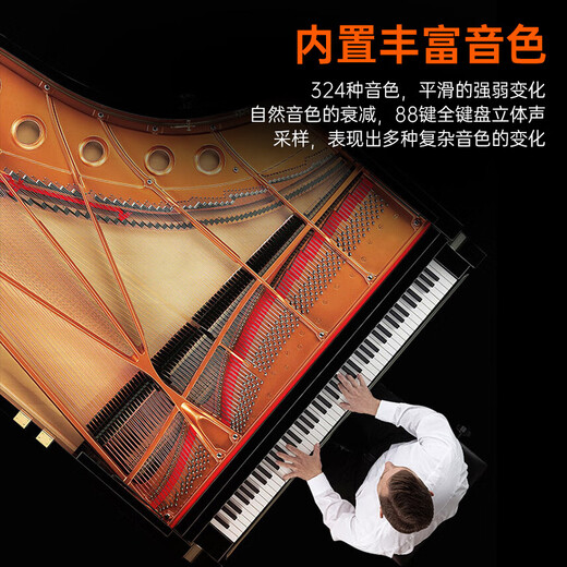 罗兰（Roland）智能电钢琴RP701黑色蓝牙考级立式88键重锤电钢琴家用套装