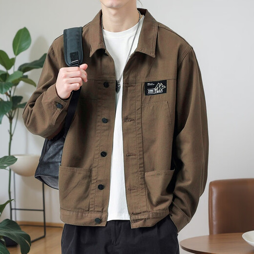 Vancl (Vancl) [Empfohlen von Lei Jun] Jacke für Herren Frühling und Herbst 2024 Neues Hemd Revers Herbst Herren Work Jacket Frühherbst-Kleid Top [Aktualisierte Version] K12806 Black 3xl [vorgeschlagen 155-168jin [Jin Equals Equals]]